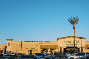 Sprouts Higley exterior photograph featuring a clear blue sky. 