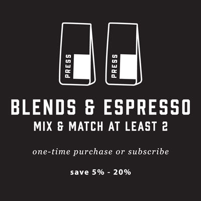 Blends and espresso coffee bundle - mix and match at least 2