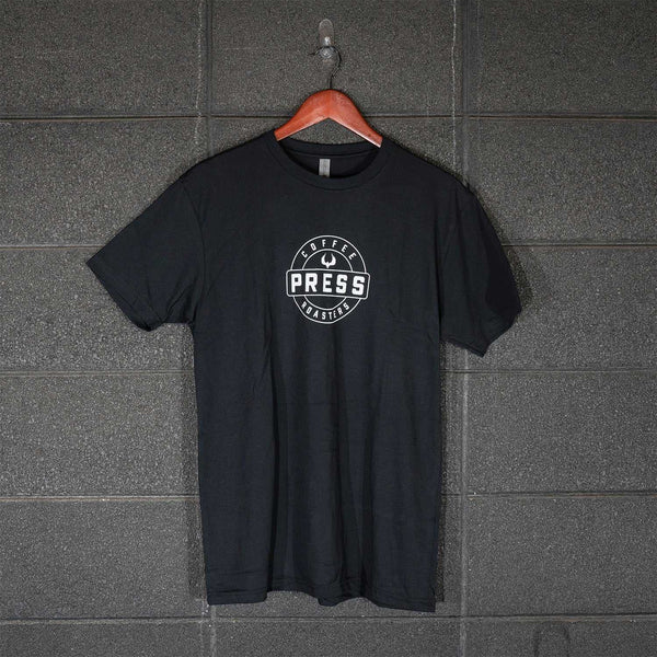 PRESS Round Logo Tee - Black | Press Coffee Roasters