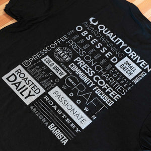 PRESS Quality Driven Tee | Press Coffee Roasters