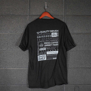 PRESS Quality Driven Tee | Press Coffee Roasters